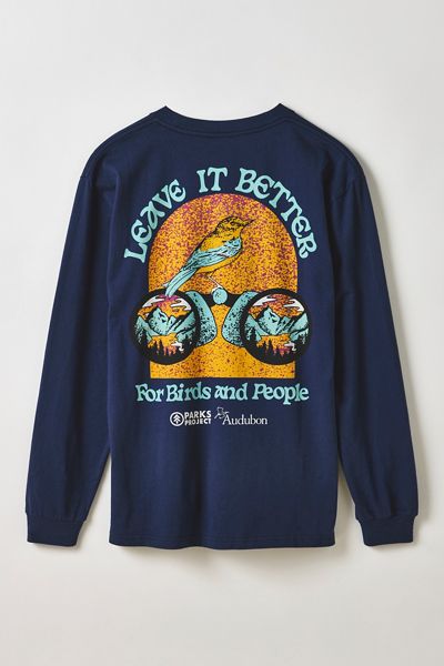 Parks Project X Audubon Leave It Better Graphic Long Sleeve Tee