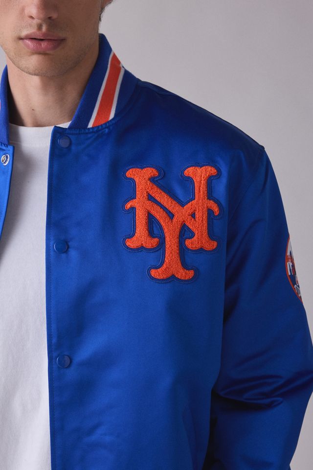 Mitchell & Ness MLB New York Mets Authentic Satin Varsity Jacket #2