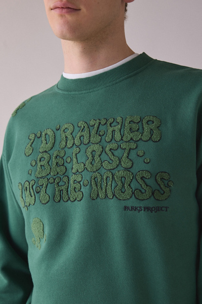 Parks Project Rather Be Lost Graphic Crew Neck Sweatshirt