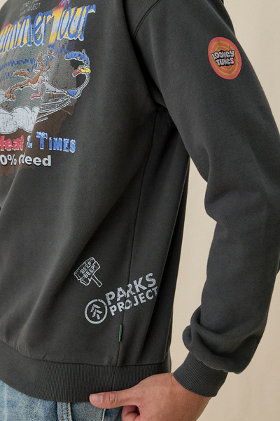 Parks Project X Looney Tunes Summer Tour Graphic Crew Neck Sweatshirt