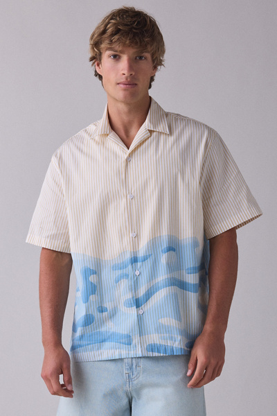 local golf Big Hawaiian S/S SHIRTセットアップ Lacoste Graphic Hawaii Fit Golf Shirt | Urban Outfitters