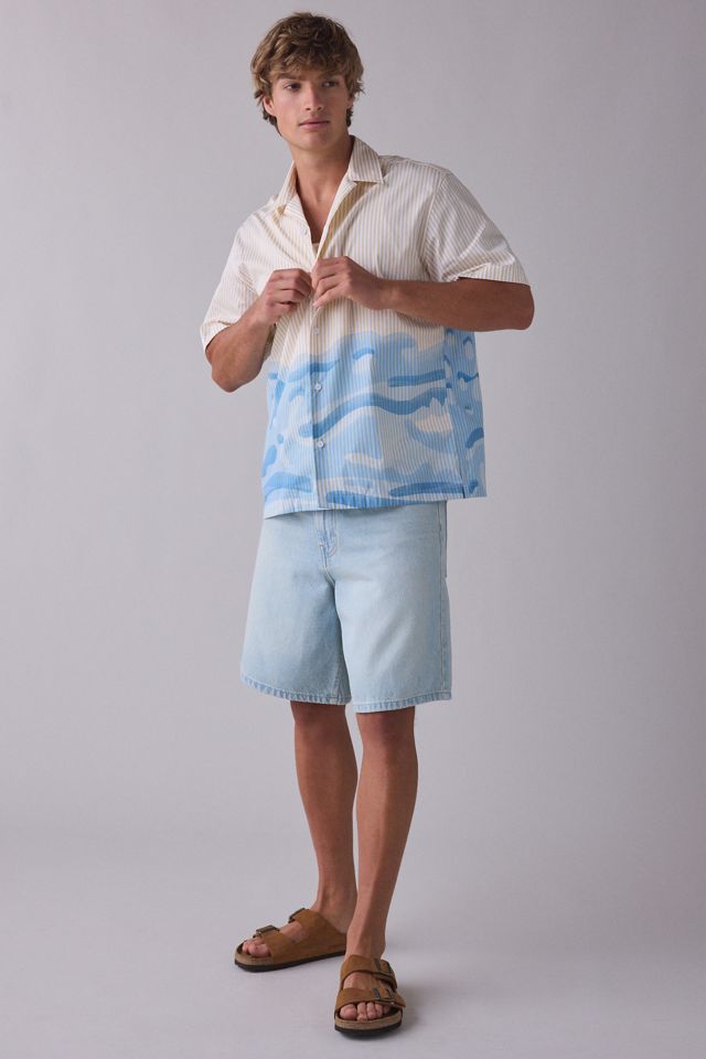 Polo de golf Lacoste à imprimé Hawaii Fit #1