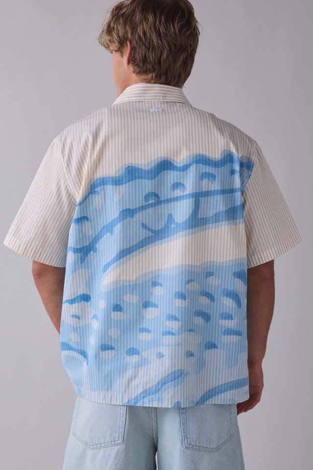 Polo de golf Lacoste à imprimé Hawaii Fit #3