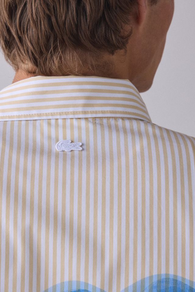 Polo de golf Lacoste à imprimé Hawaii Fit #4