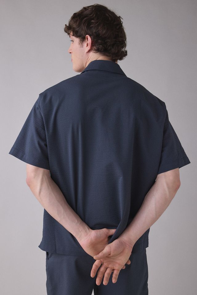 Lacoste Relaxed Fit Waffle Texture Shirt | Urban Outfitters