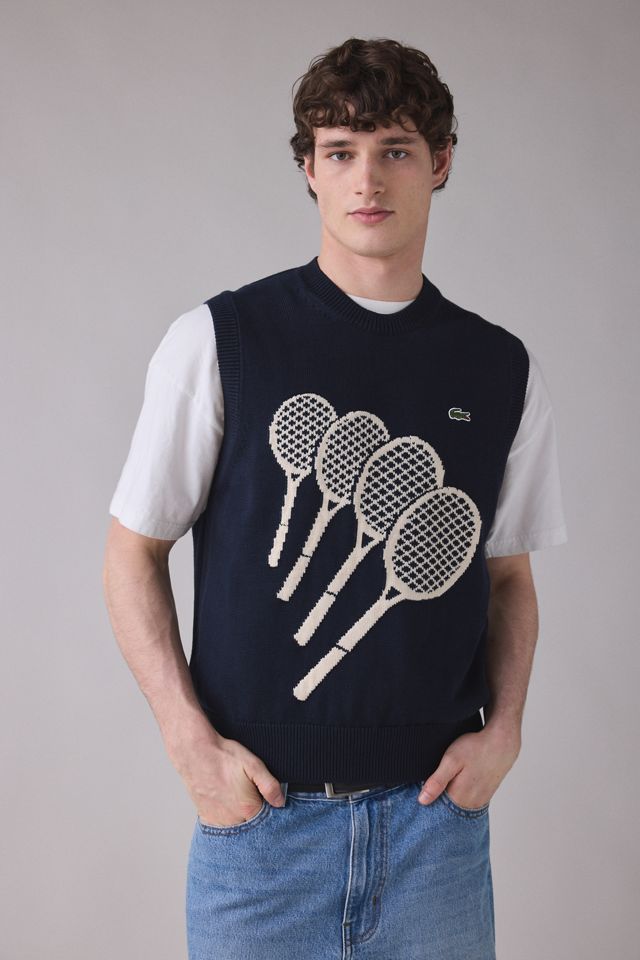 Veste de tennis en coton jacquard Lacoste #3