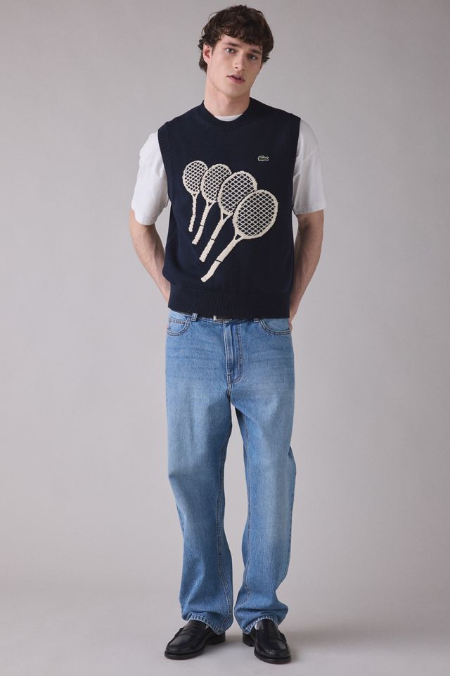 Veste de tennis en coton jacquard Lacoste #4