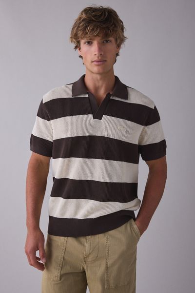 Lacoste Stripe Short Sleeve Polo Sweater