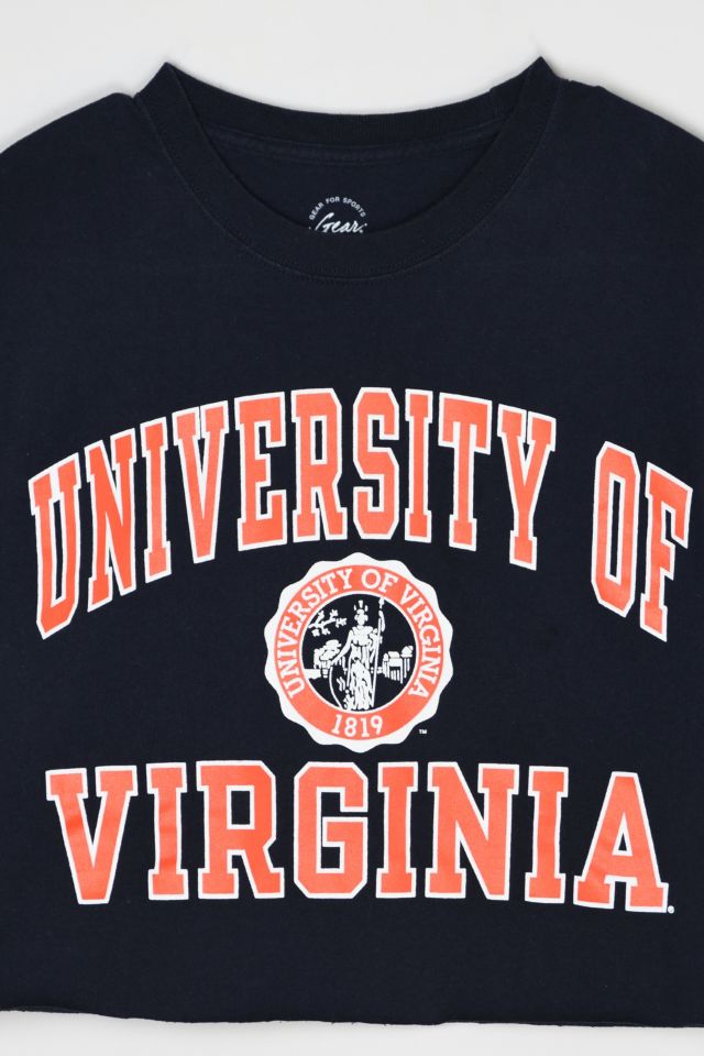 Vintage Y2k University of Virginia Cropped T-Shirt #1