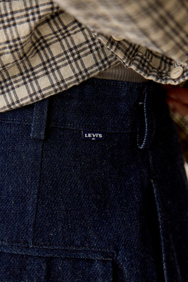 Levi’s® Blue Tab Pleated Denim Trouser Pants #3