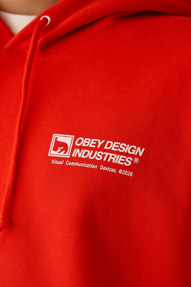 OBEY Industries Graphic Hoodie Sweatshirt #2