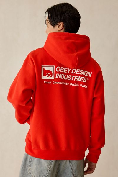 OBEY Industries Graphic Hoodie Sweatshirt