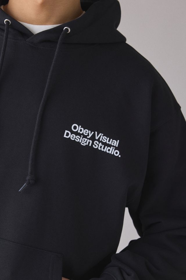 Chandail à capuchon graphique OBEY Visual Industries #2