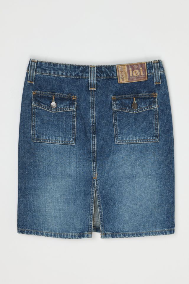 Vintage Y2k Denim Cargo Mini Skirt #2