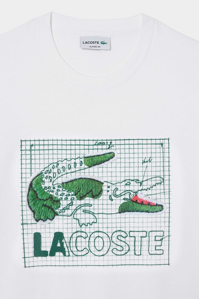 T-shirt à graphique esquisse Lacoste #1