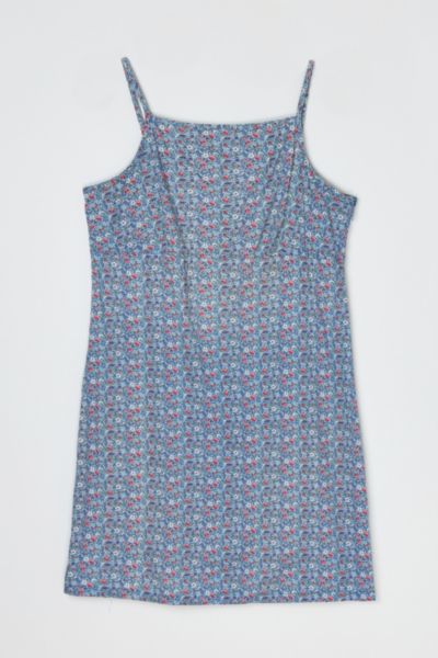 Vintage 90s Floral Printed Mini Dress
