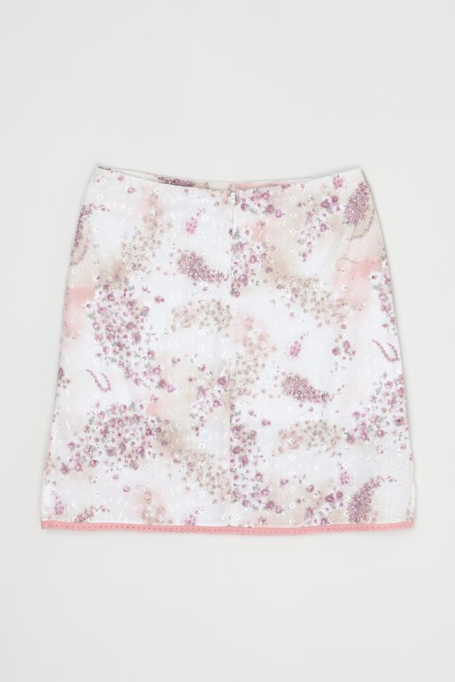 Vintage Y2k Embroidered Printed Mini Skirt #2