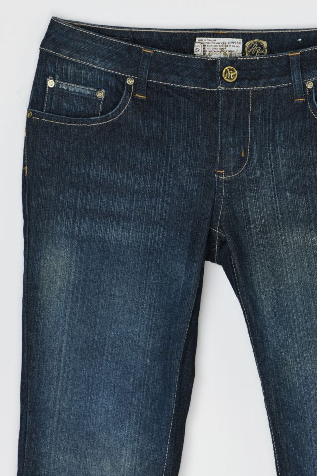 Vintage Y2k Dark Wash Boot-cut Jeans #1
