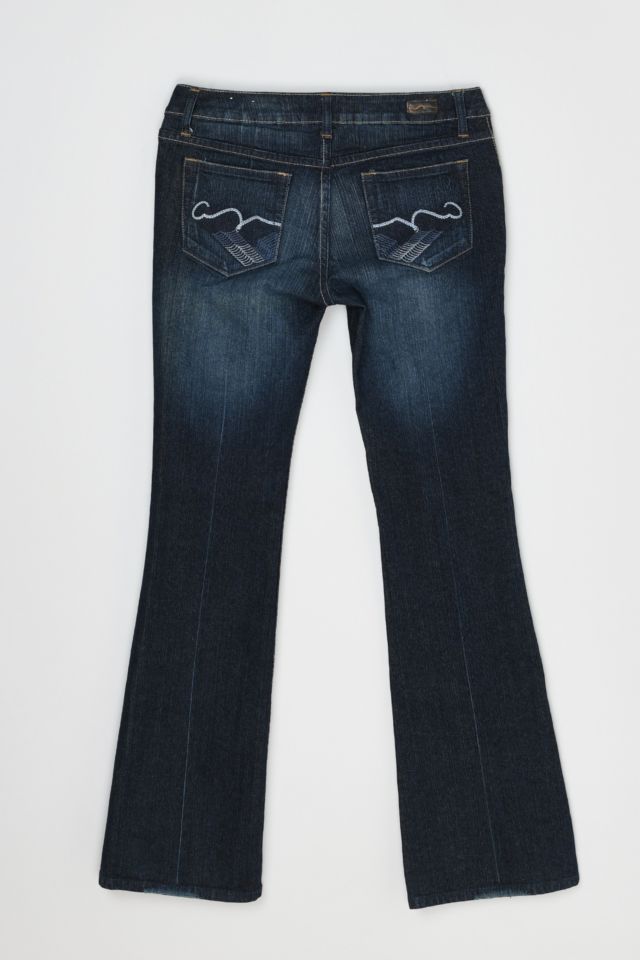 Vintage Y2k Dark Wash Boot-cut Jeans #2
