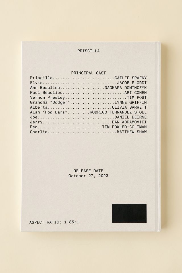 The Priscilla Screenplay Book By Sofia Coppola #4