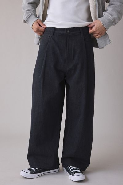 Levi’s® Blue Tab Wide Leg Pleated Denim Trouser Pants