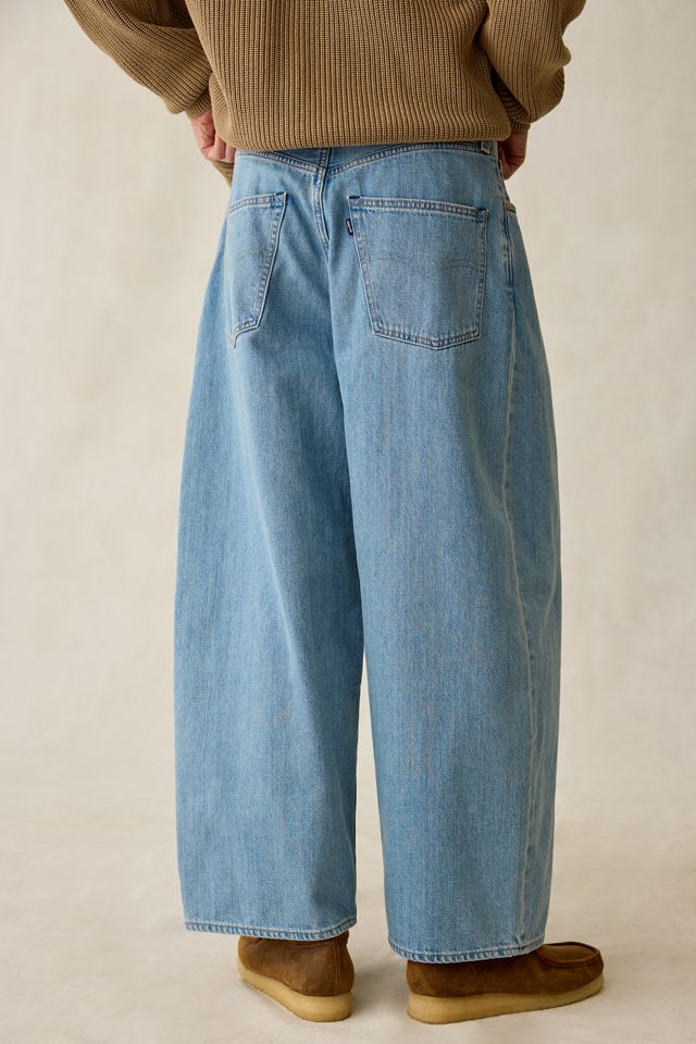 Levi’s® Blue Tab Wide Leg Pleated Denim Trouser Pants #1