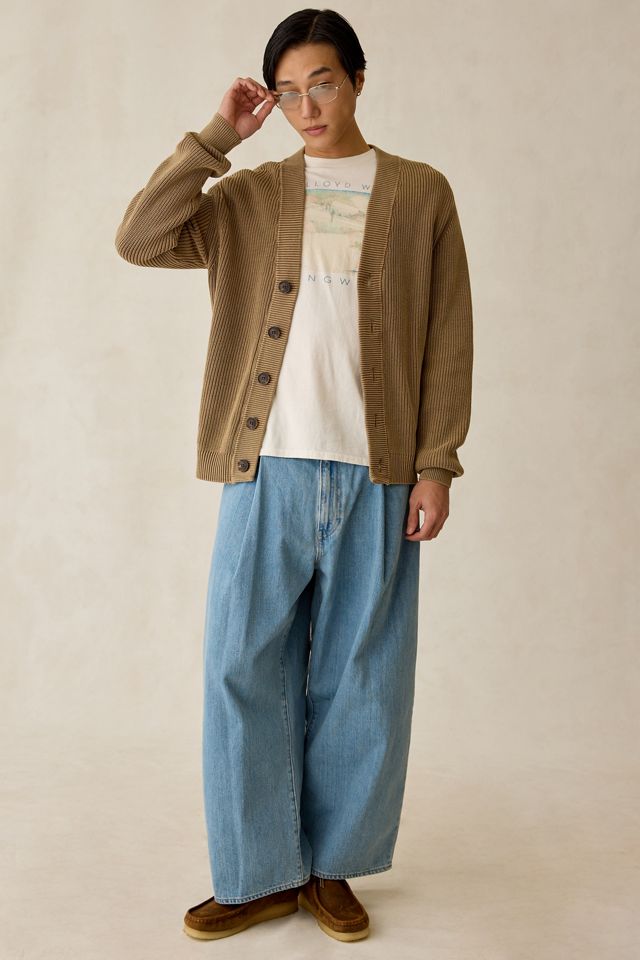 Levi’s® Blue Tab Wide Leg Pleated Denim Trouser Pants #4