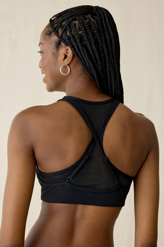 P.E Nation Fusion Studio Soft + Power Mesh Layered Sports Bra #1