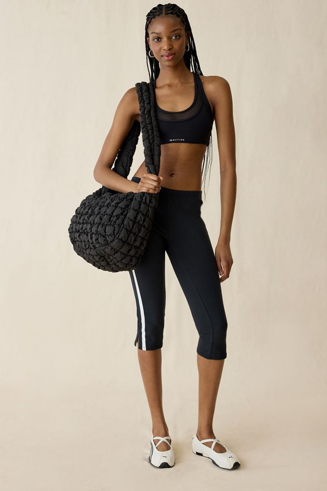 P.E Nation Fusion Studio Soft + Power Mesh Layered Sports Bra #3