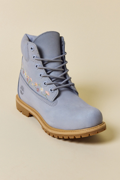 Timberland Women's Embroidered Premium 6-Inch Waterproof Boot