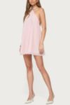 Edikted Emeline Backless Halter Mini Dress