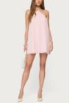 Edikted Emeline Backless Halter Mini Dress
