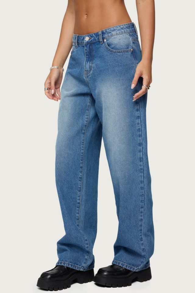 Edikted Rorie Mid Rise Straight Leg Jeans #2