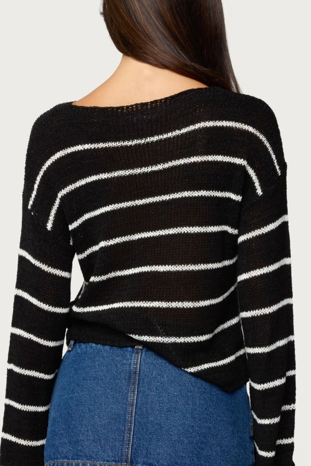 Edikted Drop Shoulder Light Knit Sweater #4