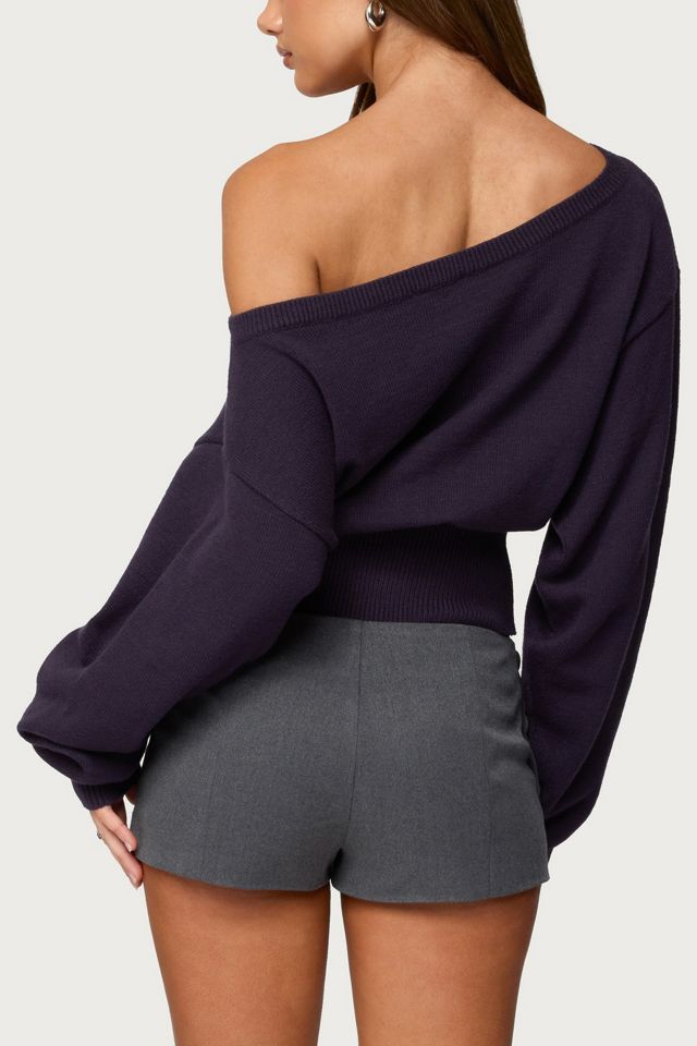 Edikted Ravenna Off Shoulder Sweater | Urban Outfitters