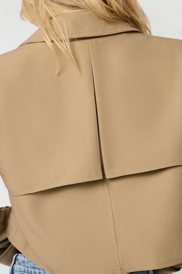 WeWoreWhat Cropped Trench Coat #3