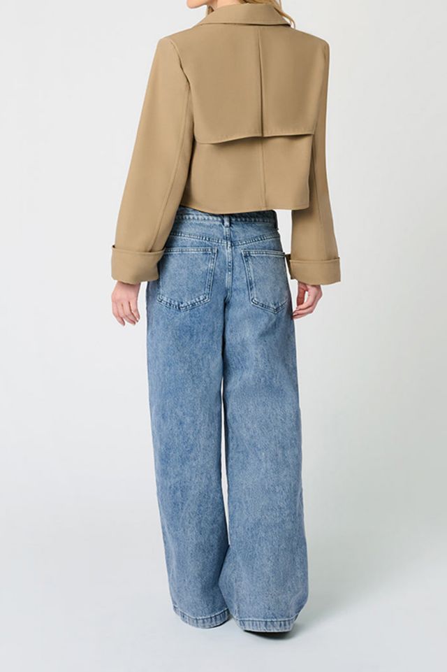 WeWoreWhat Cropped Trench Coat #4