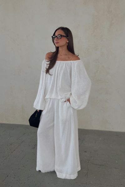 Weworewhat Off The Shoulder Top In White
