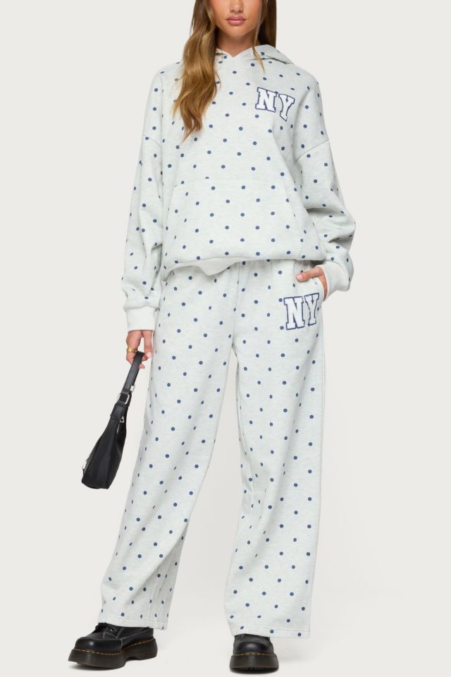 Edikted Ny Babe Polka Dot Sweatpants #1
