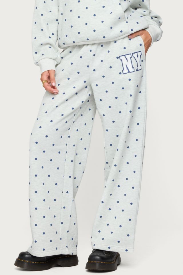 Edikted Ny Babe Polka Dot Sweatpants #3