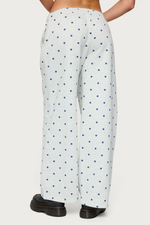 Edikted Ny Babe Polka Dot Sweatpants #4