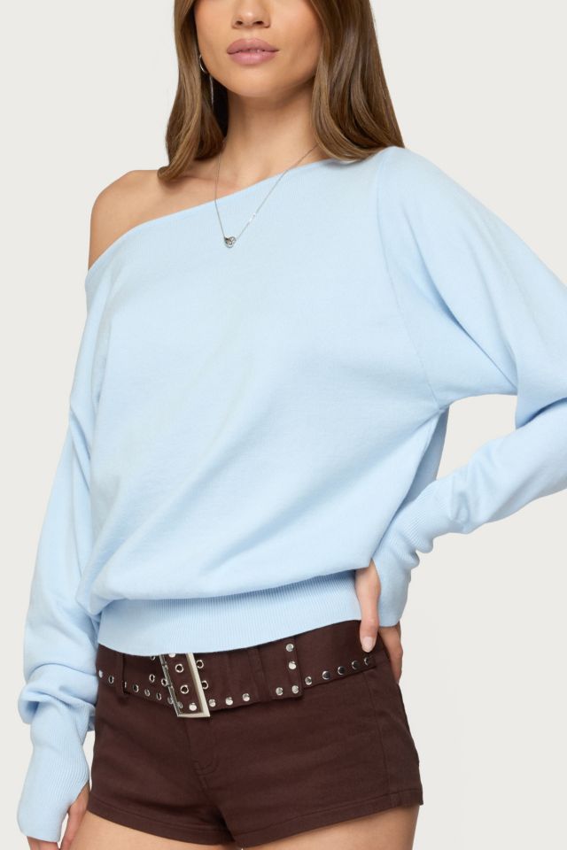 Edikted Off Shoulder Oversized Sweater #2