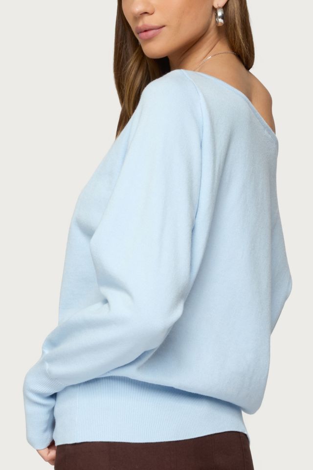 Edikted Off Shoulder Oversized Sweater #4