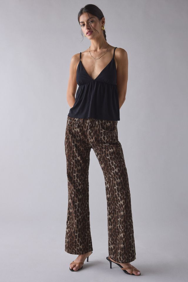 Kimchi Blue Jaelyn Jersey Knit Plunging Babydoll Cami #2