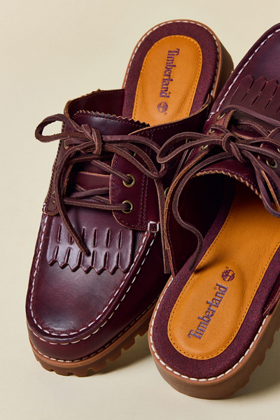 Timberland Women's Noreen Mule In Burgundy, Women's At Urban Outfitters