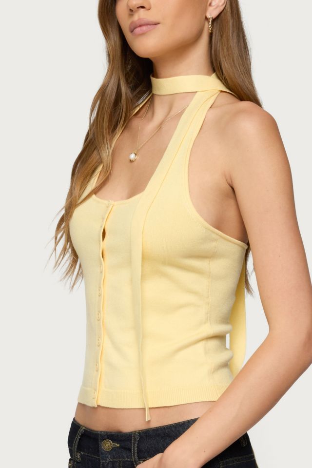 Edikted Two Piece Knit Halter Top #2