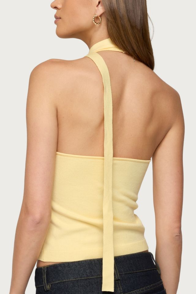 Edikted Two Piece Knit Halter Top #4