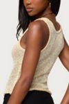 Edikted Eleora Sequin Knit Tank Top