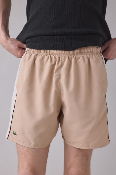 Short de bain Lacoste à blocs de couleurs