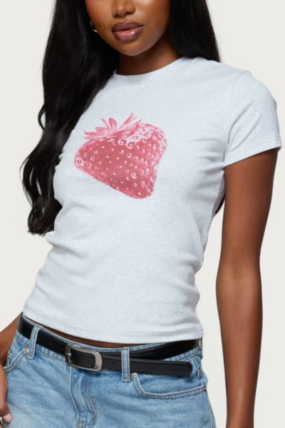 Edikted Sweet Berry T Shirt